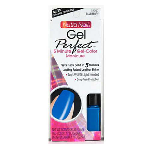 Nutra Nail Gel Perfect 5 Minute Gel Color Manicure, Blueberry- 1 Ea